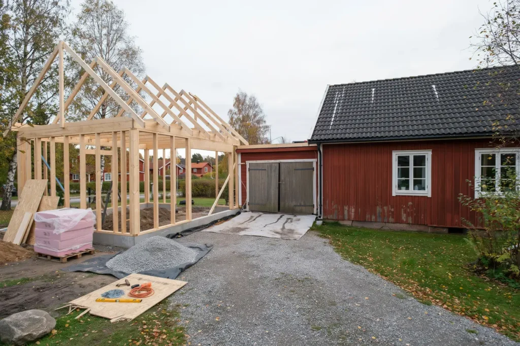 s planerar du en tillbyggnad av garage smarta val f r funktion budget och byggprocess