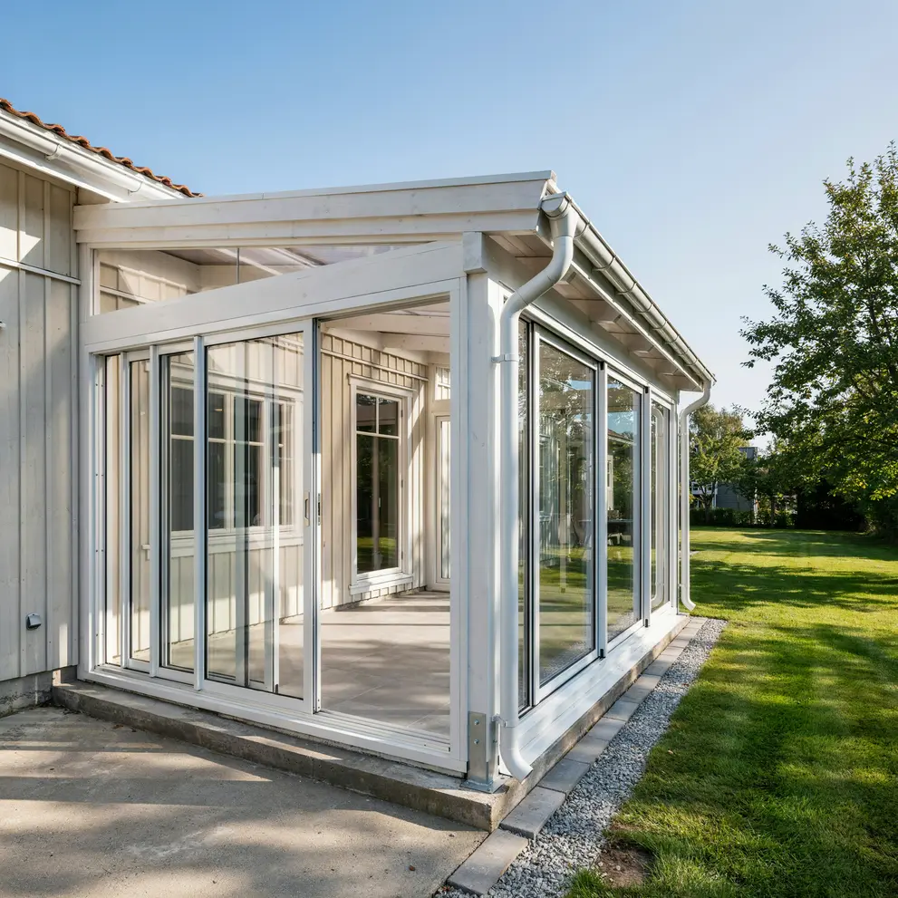 bygga uterum inglasad veranda halmstad halland